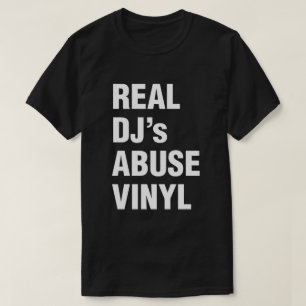 REAL DJ's ABUSE VINYL T-shirt
