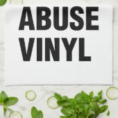 REAL DJ's ABUSE VINYL Theedoek (Gevouwen)