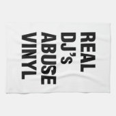 REAL DJ's ABUSE VINYL Theedoek (Horizontaal)
