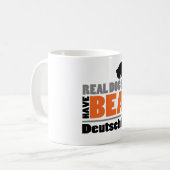 Real Dogs have Beards - Deutsch Drahthaar Koffiemok (Voorkant links)