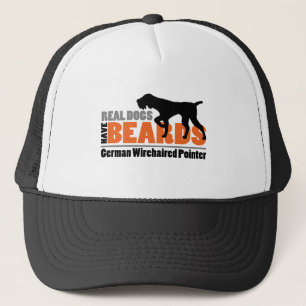 Real Dogs have Beards - German Wirehaered Pointer Trucker Pet
