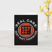 Real Don't Shift Themselves - Manual Transmission  Kaart (Gele Bloem)