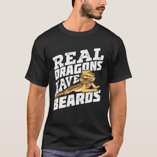 Real Dragons hebben gelabelde drakeneigenaar-cadea T-shirt (Voorkant)
