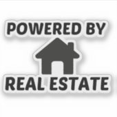 REAL ESTAAT STICKER (Voorkant)