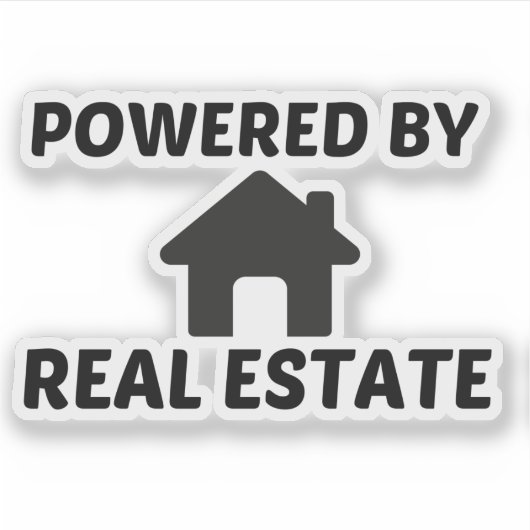 REAL ESTAAT STICKER (Voorkant)