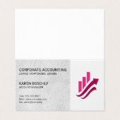 Real Estate | Account Manage | Corporate Fintech  Visitekaartje (Buitenkant ongevouwen)