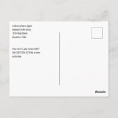 Real Estate Agency Direct Mail Modern Sage Green Briefkaart (Achterkant)