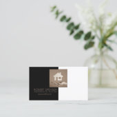 Real Estate Agency House Photo Visitekaartje (Staand voorkant)