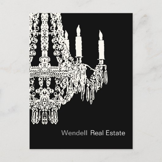 Real Estate Agent Adverteren Briefkaart (Voorkant)