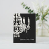 Real Estate Agent Adverteren Briefkaart (Staand voorkant)