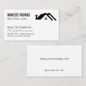 Real Estate Agent Afsprakenkaartje (Voorkant / Achterkant)