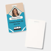 Real Estate Agent Badge (Front & Back)