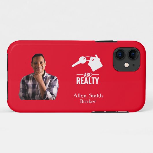 Real Estate Agent Branded iPhone/iPad case (Achterkant (horizontaal))