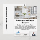 Real Estate Agent Briefkaart (Voorkant / Achterkant)