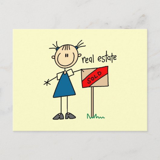 Real Estate Agent Briefkaart (Voorkant)