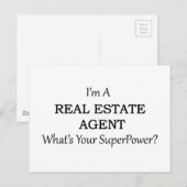 REAL ESTATE AGENT BRIEFKAART (Voorkant / Achterkant)