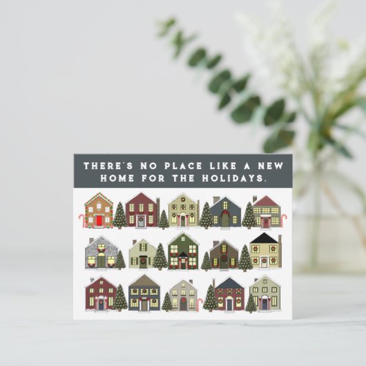 Real Estate Agent Briefkaart (Staand voorkant)