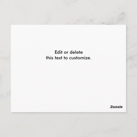 Real Estate Agent Briefkaart (Achterkant)