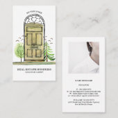 Real Estate Agent Broker New Home Visitekaartje (Voorkant / Achterkant)