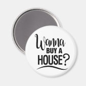 Real Estate Agent Broker Realtor House Verkoper Magneet (Voorkant / Achterkant)