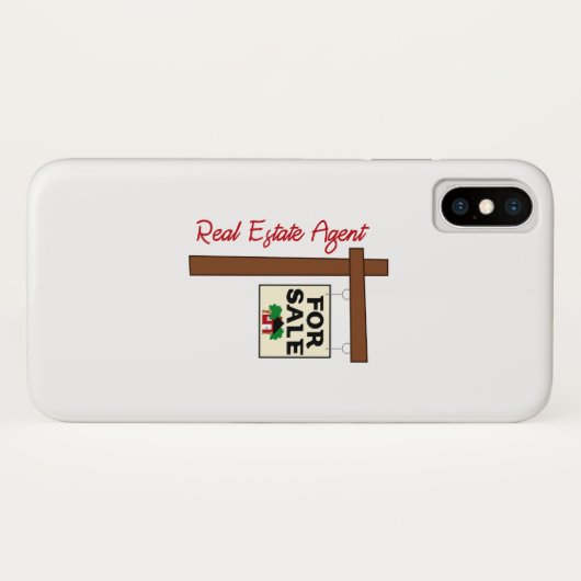 Real Estate Agent Case-Mate iPhone Case (Achterkant (horizontaal))