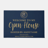 Real Estate Agent | Custom Logo Property Branding Deurmat (Voorkant)