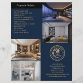 Real Estate Agent | Custom Logo Property Branding Flyer (Achterkant)