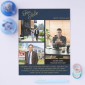Real Estate Agent | Custom Logo Property Branding Flyer (Enkel)