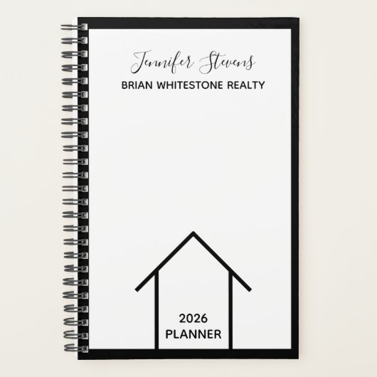 Real Estate Agent Custom Realtor 2023-2024 Planner (Voorkant)
