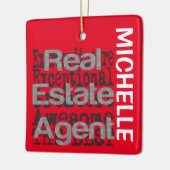 Real Estate Agent Extraordinaire CUSTOM Keramisch Ornament (Links)