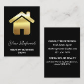 Real Estate Agent Farming Reference Kaart (Voorkant / Achterkant)