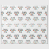 Real Estate Agent Funny Geweldige Realtor Cadeaupapier (Vlak)