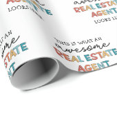 Real Estate Agent Funny Geweldige Realtor Cadeaupapier (Rol Hoek)