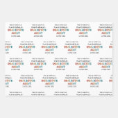 Real Estate Agent Funny Geweldige Realtor Inpakpapier Vel (Voorkant 2)