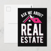 Real Estate Agent Funny House Broker Briefkaart (Voorkant / Achterkant)
