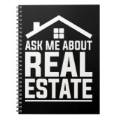 Real Estate Agent Funny Property Estate Broker Notitieboek (Voorkant)