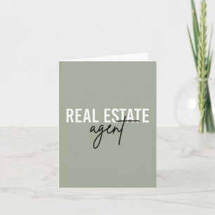Real Estate Agent Giften voor Realtor Kaart