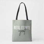 Real Estate Agent | Giften voor Realtor Tote Bag (Voorkant)
