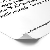 Real Estate Agent Hall of Fame Certificate Poster (Hoek)