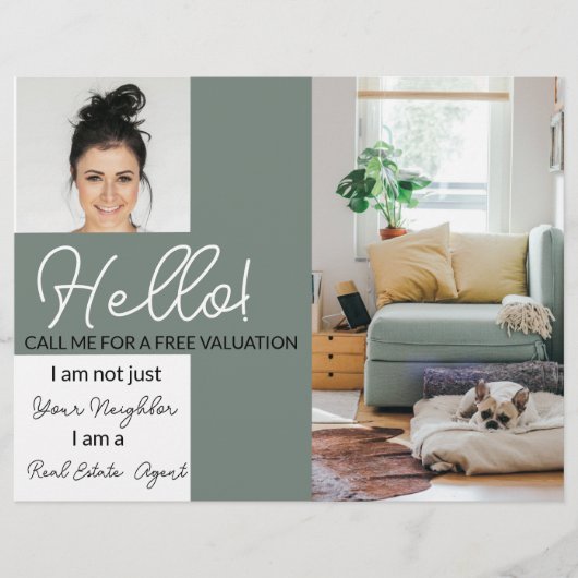 Real Estate Agent HALLO CARD shop brochure (Voorkant)