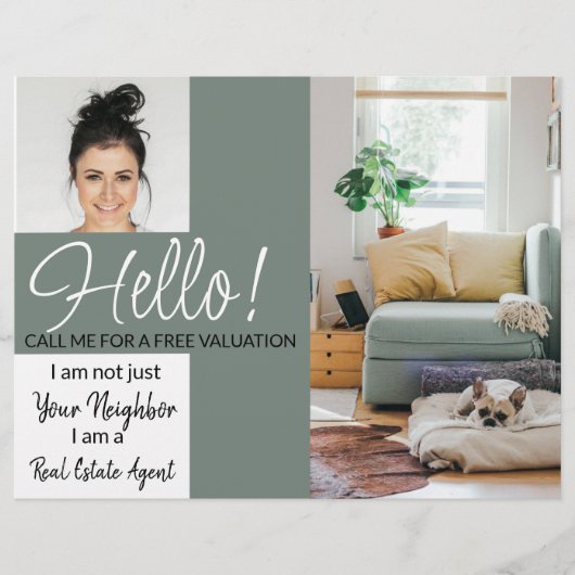 Real Estate Agent HALLO CARD shop brochure (Voorkant)