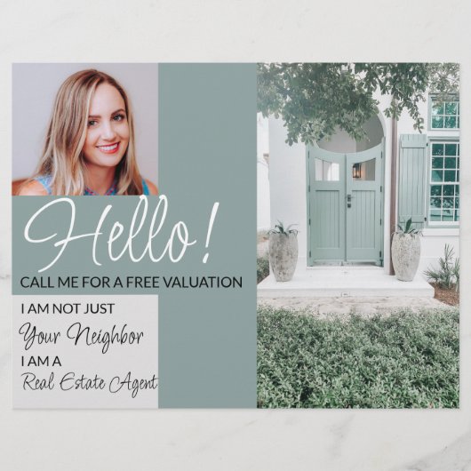 Real Estate Agent HALLO CARD shop brochure (Voorkant)