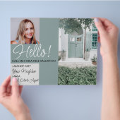 Real Estate Agent HALLO CARD shop brochure (Hand)