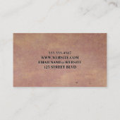 Real Estate Agent | Homepictogram |  achtergrond Visitekaartje (Achterkant)