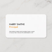 Real Estate Agent | Homes | Investeringen in onroe Visitekaartje (Achterkant)