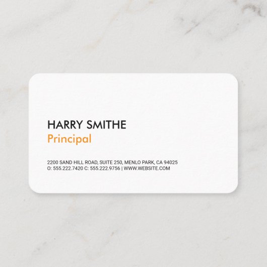 Real Estate Agent | Homes | Investeringen in onroe Visitekaartje (Achterkant)