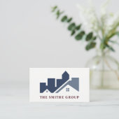 Real Estate Agent | Homes | Logo onroerend goed Visitekaartje (Staand voorkant)