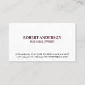 Real Estate Agent | Homes | Logo onroerend goed Visitekaartje (Achterkant)