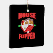 Real Estate Agent House Flipper Keramisch Ornament (Rechts)
