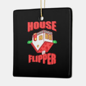 Real Estate Agent House Flipper Keramisch Ornament (Links)
